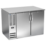 Beverage Air BB48HC-1-F-PT-S - Refrigerated Pass-Thru Back Bar Open Food Rated Refrigerator