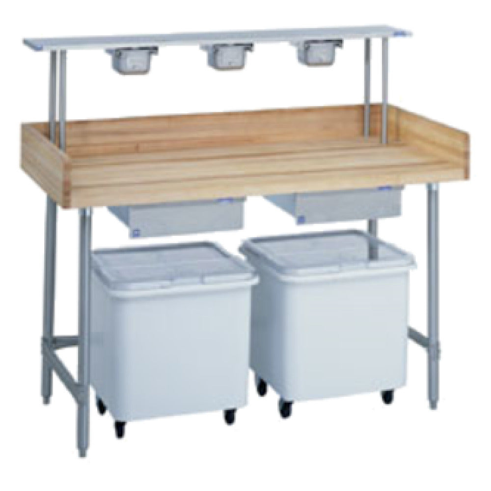 Duke 335 Bakers Table 1-3/4" Thick Laminated Maple Top 30" Wide Top