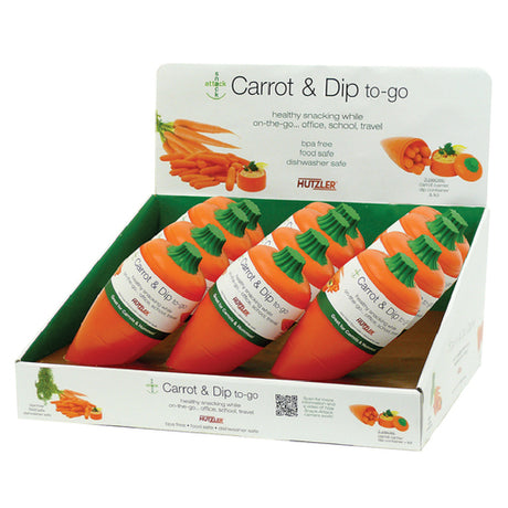 Harold Import Co. 7079PRO Hutzler Carrot & Dip To Go Set Includes: Base For Carrots Dip Container