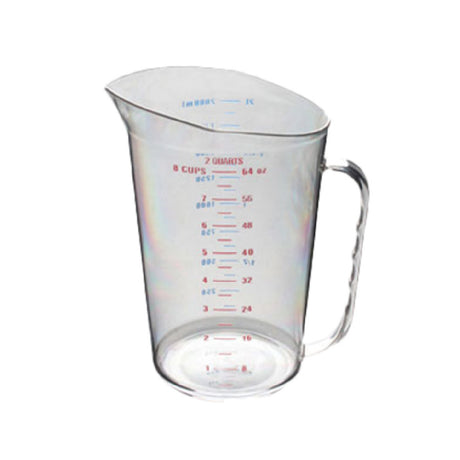 Thunder Group PLMC064CL Measuring Cup 2 Quart (2.0 Liter) Capacity Printed With US/metric Measurements