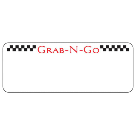 Hubert 38710 - Laser Labels, "Grab-N-Go", 2-1/2" X 1"H