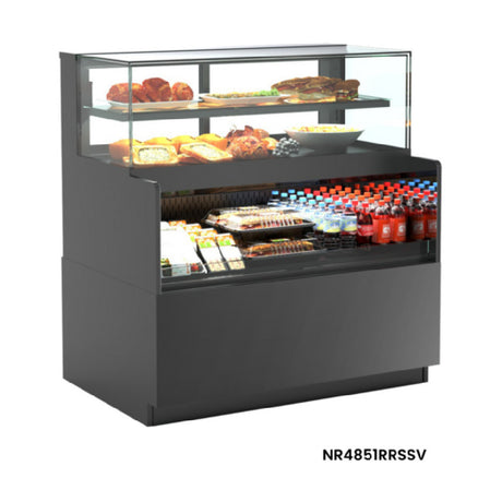Structural Concepts NR7251RRSSV - Reveal® Combination Convertible Service Above Refrigerated Self-Service Case