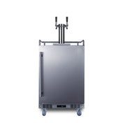 Summit SBC683OSTWINBW - Outdoor Beer & Wine Kegerator, 24" Wide, Commercially Approved