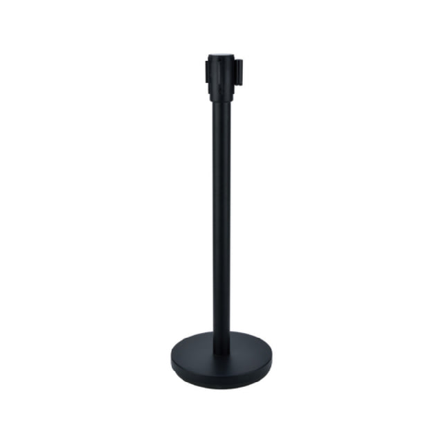 CAC China CCSC-36K Crowd Control Stanchion 36"H Post 6-1/2 Ft. Retractable Belt