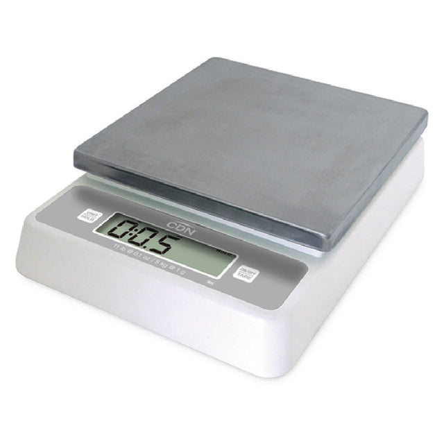 CDN SD1112 Digital Scale 9-3/4"W X 7-1/2"D X 2-3/16"H 7-1/8" Square Platform