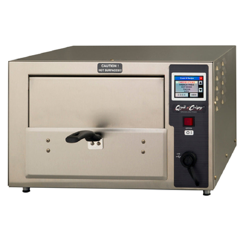 Quik N Crispy 50247 GF II 20 Amp Greaseless Fryer 2 Lb. Single Product Capacity Per Batch