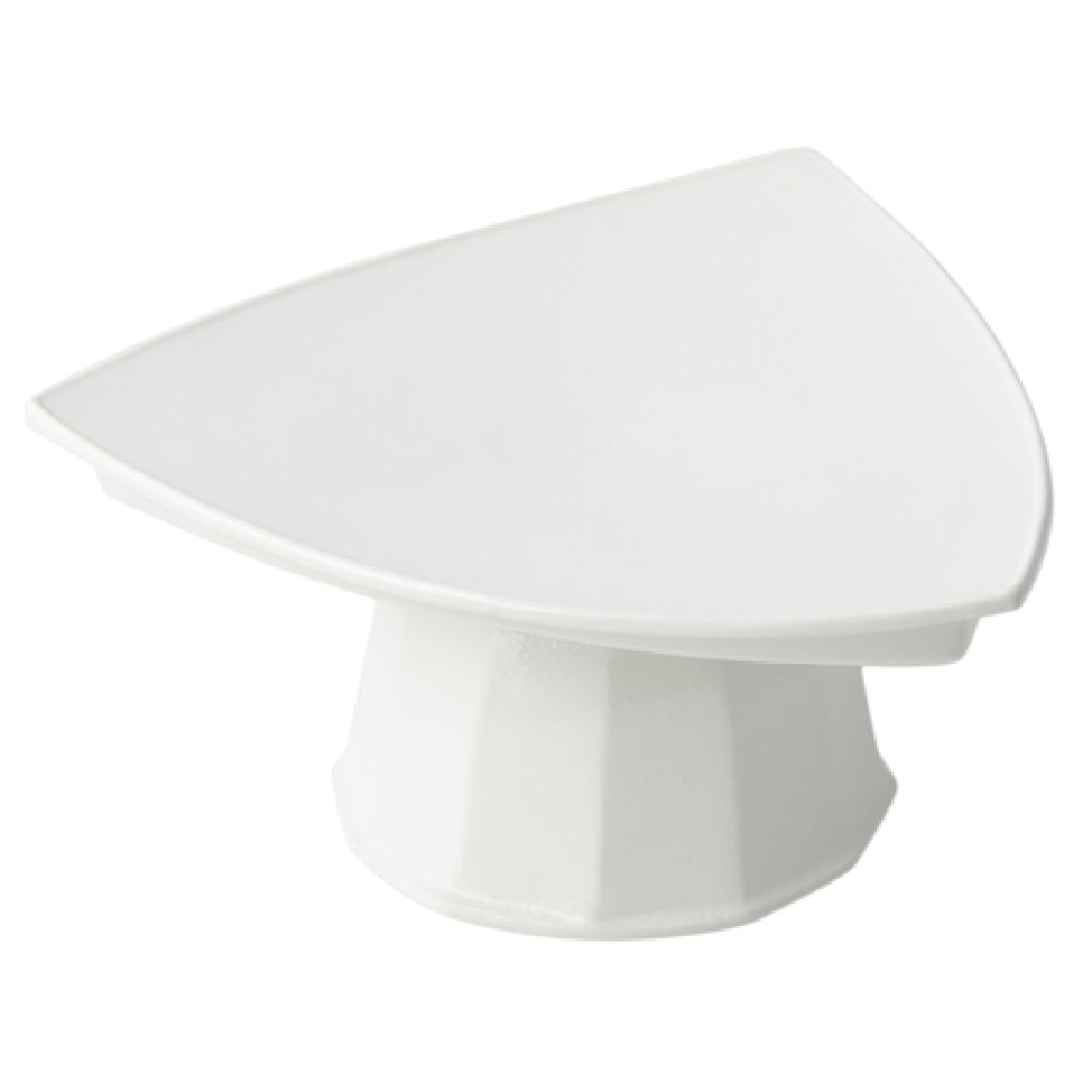 Bon Chef 90809106TANGREVISION - Pedestal Plate, 11-1/2" X 3-1/4"H, Triangle