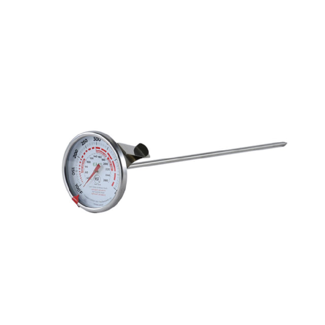 CAC China FPMT-DF15 Equil Thermo® Deep Fry/Candy Thermometer 3" Dial 12" Probe Length