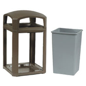 Rubbermaid FG397000SBLE - Landmark Series® Classic Container, 35 Gallon, 26" Square X 40"H