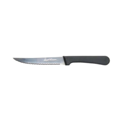 Admiral Craft MS-3000 Black Angus Deluxe Steak Knife 4-3/4" Serrated Blade 9" OAL