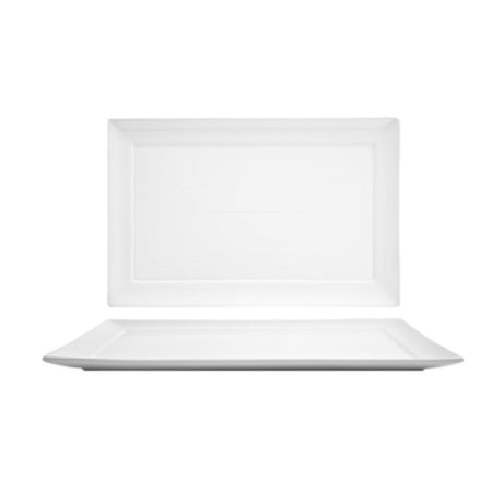 FOH DOS014WHP22 Spiral® Plate 14" X 9" Rectangle