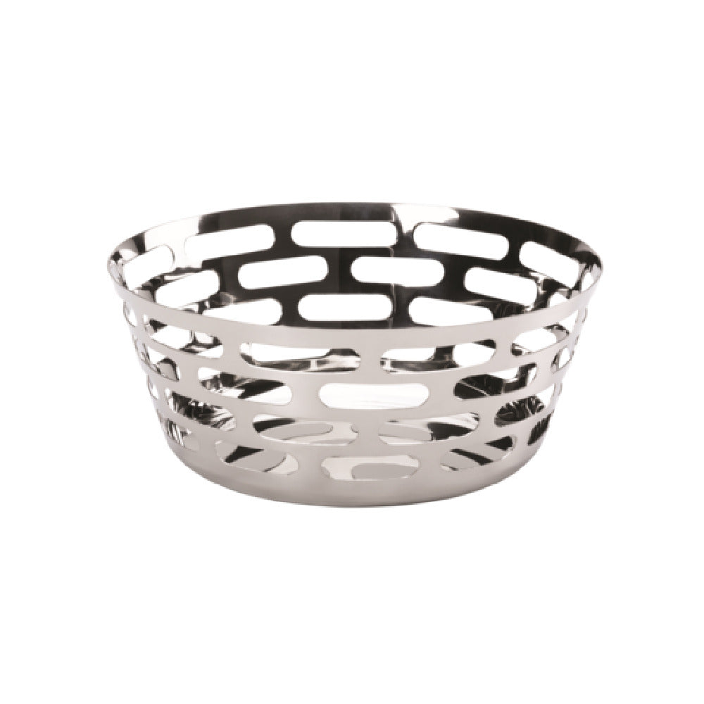 Service Ideas SM-64 Service Ideas Mod18 Bread Basket Polished Stainless