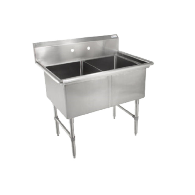 John Boos 2B244-X "B" Series Sink 2-compartment 53"W X 29-1/2"D X 44"H Overall Size