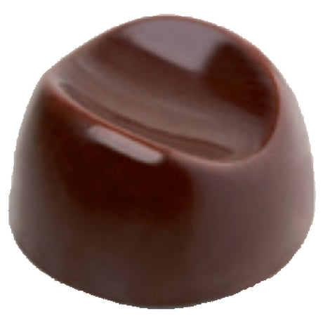 JB Prince K942 Antonio Bachour Chocolate Mold 10-4/5" X 5-3/10"W Overall Makes (21) 1-1/5" Half-pipe Bonbons