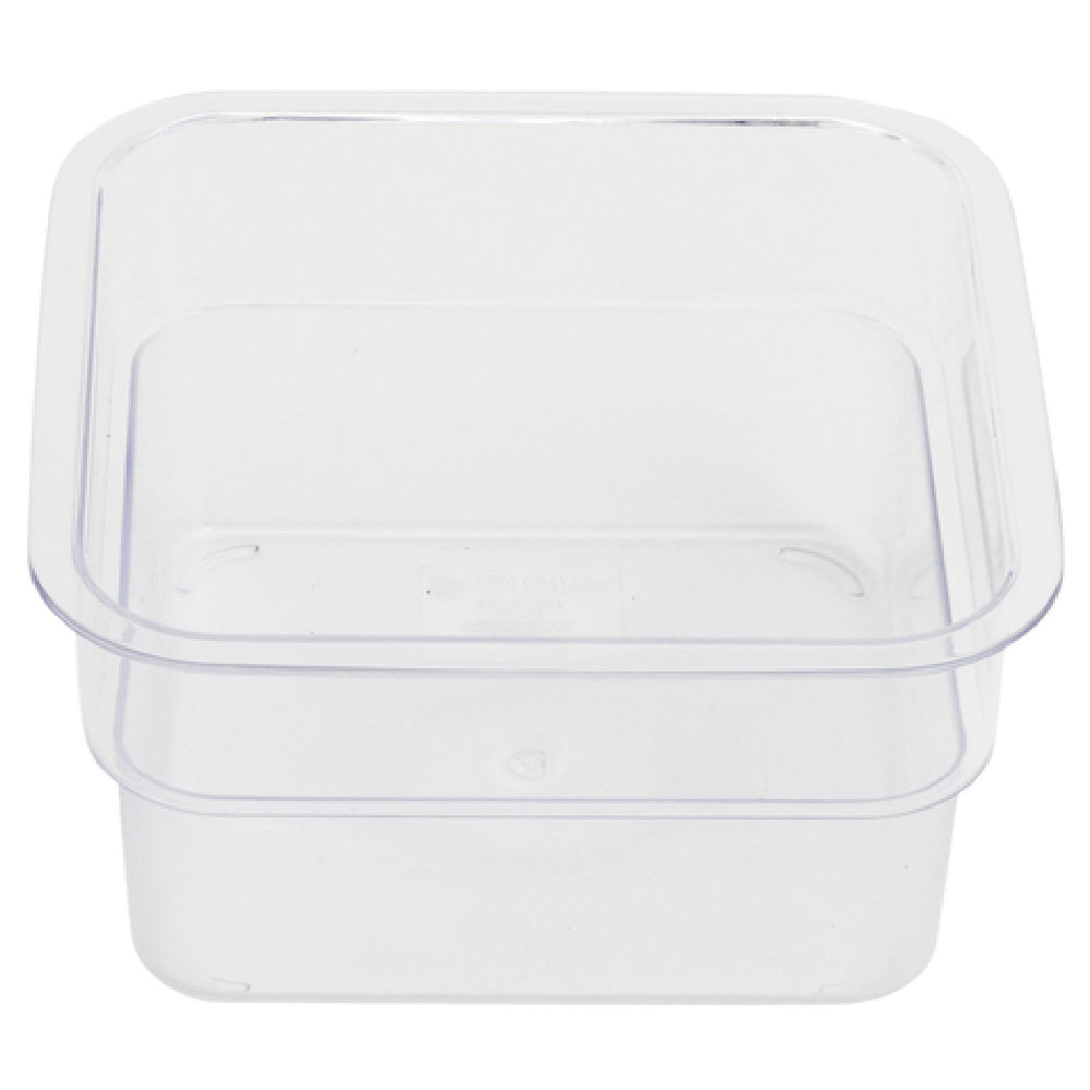 Alegacy Foodservice Products PCSC1S E™ Economy Storage Container 2 Qt. 7-1/4" X 7-1/4" X 3-3/4"