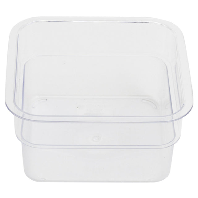 Alegacy Foodservice Products PCSC1S E™ Economy Storage Container 2 Qt. 7-1/4" X 7-1/4" X 3-3/4"