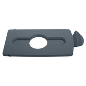 Rubbermaid 2007897 - Slim Jim® Bottles/Cans Recycling Station Lid Insert, 16-1/2"L X 8"W X 1/2"H