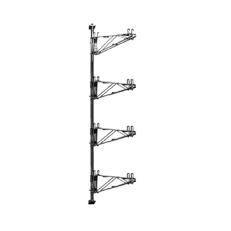 Eagle PWM14-4C Adjustable Post Wire Wall Mounts Prepackaged Mid Unit For 14"D Shelves