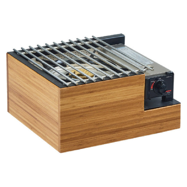 Cal Mil 3435-60 Stove Frame Only 14-1/2"W X 13"D X 7-1/2"H Bamboo (butane Burner Not Included)