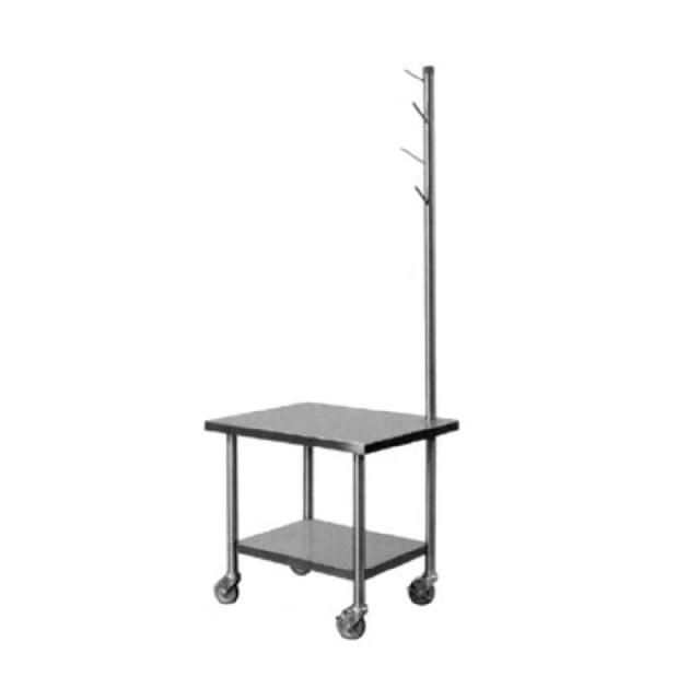 Dinex DXPMX29TSS Stand Mobile Mixer Or Utility Stainless Steel Legs & Undershelf