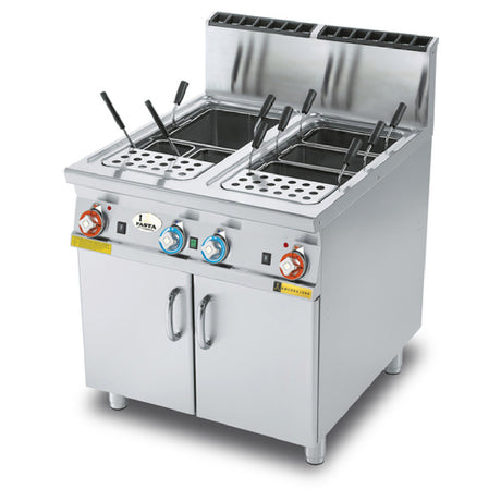 Arcobaleno Pasta Equipment AGDH35 Pasta Cooker Gas Double Tank