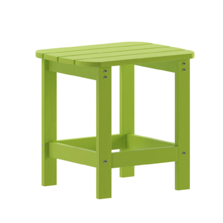 Flash Furniture JJ-T14001-LM-GG Charlestown Adirondack Side Table Poly Resin Wood