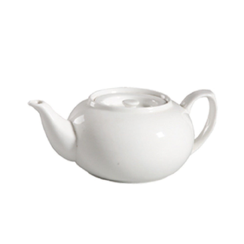 CAC China 101-TPW-2 Lincoln Teapot 32 Oz. 8"L X 3-1/2"W X 5"H