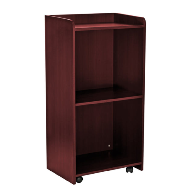 Alpine Industries ADI661-07-MA Mobile Hostess/Presentation Stand With Wheels (1) Shelf