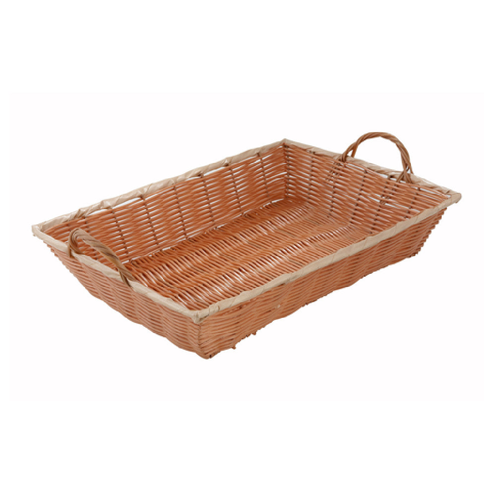 Winco PWBN-16B Woven Basket 16" X 11" X 3"H Rectangular