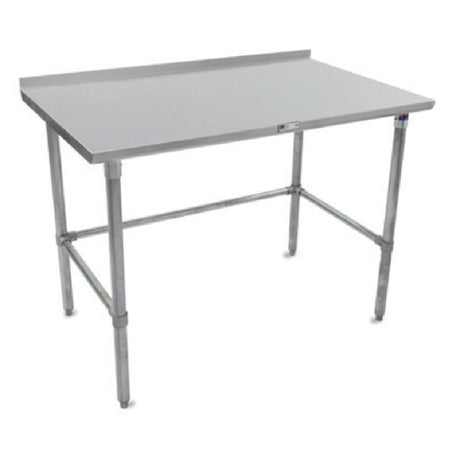 John Boos ST4R1.5-30120SBK Work Table 120"W X 30"D 14/300 Stainless Steel Top With 1-1/2"H Rear Up-turn