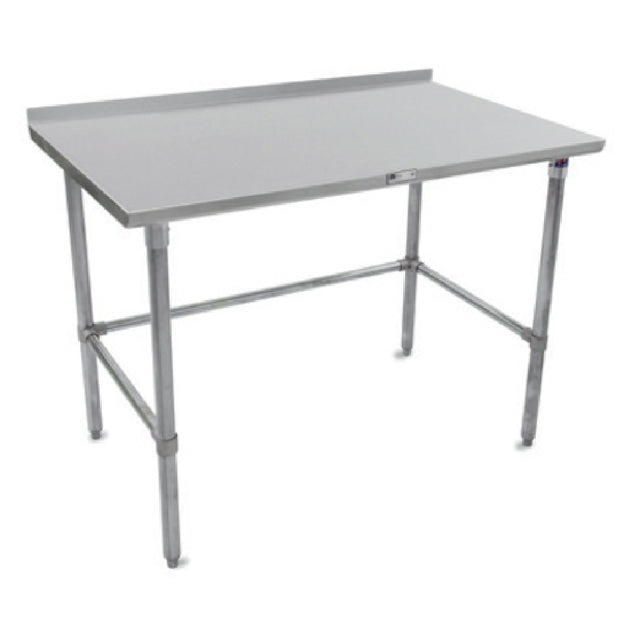 John Boos ST4R1.5-3072SBK Work Table 72"W X 30"D 14/300 Stainless Steel Top With 1-1/2"H Rear Up-turn