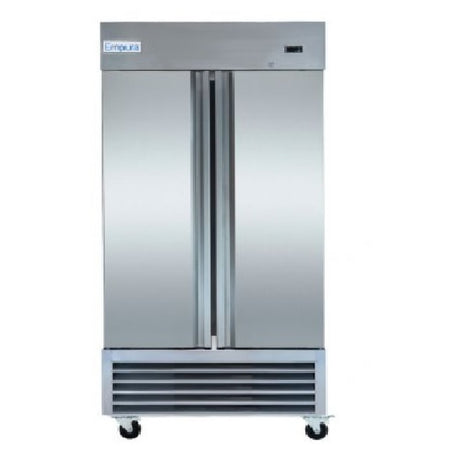 Empura Refrigeration E-KB35R Empura 38.5" Stainless Steel Reach-In Refrigerator With 2 Full-Height Solid Doors 33 Cu Ft