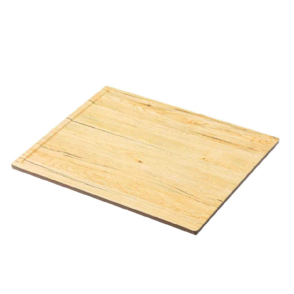 TableCraft Products 13326 - Timber Melamine Collection Serving Tray, 12.75" X 10.375" X 0.625"