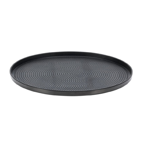Service Ideas TRME12RIBX Insert Tray 12" Dia. X 0.63"H Non-slip Tray