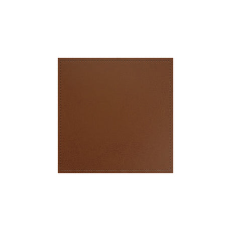 Risch COASTER-TAM 4X4 - Tamarac Light-grain Faux-leather Coaster (specify Color)