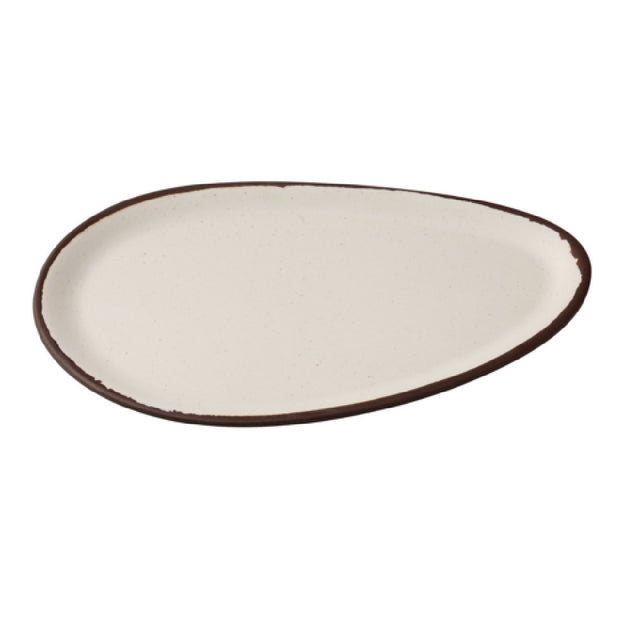 Yanco NA-214 Nature Art Dinner Plate 14"W X 9-3/4"D X 1"H Oval