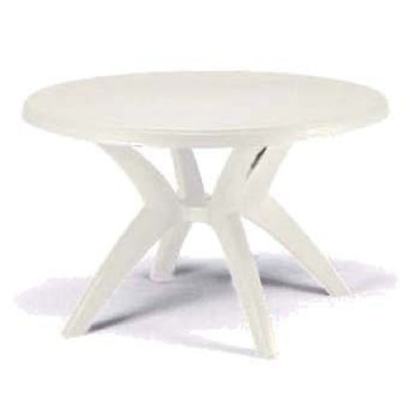 Grosfillex US526704 Ibiza Outdoor Table 46" Round With Umbrella Hole