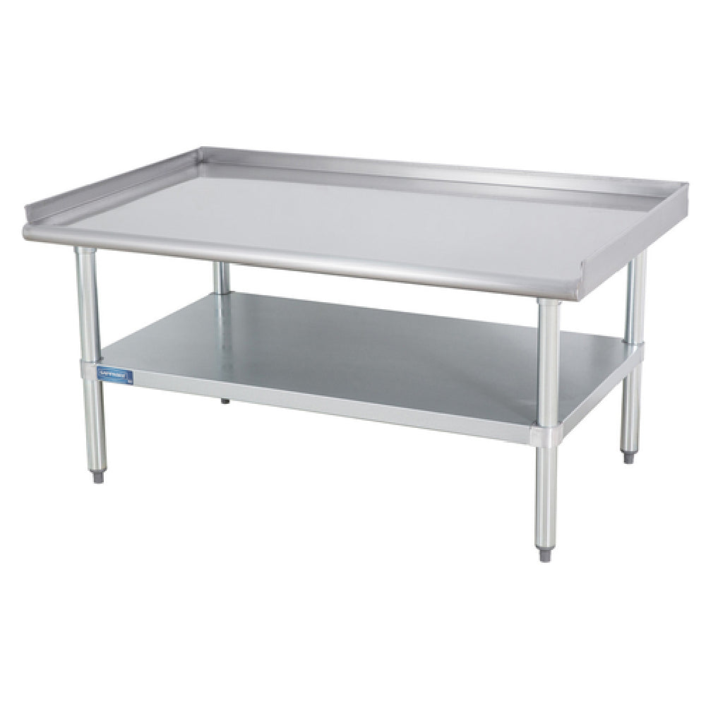 Sapphire Manufacturing SMES-3024S Equipment Stand 24”W X 30”D 16/400 Stainless Steel Reinforced Top