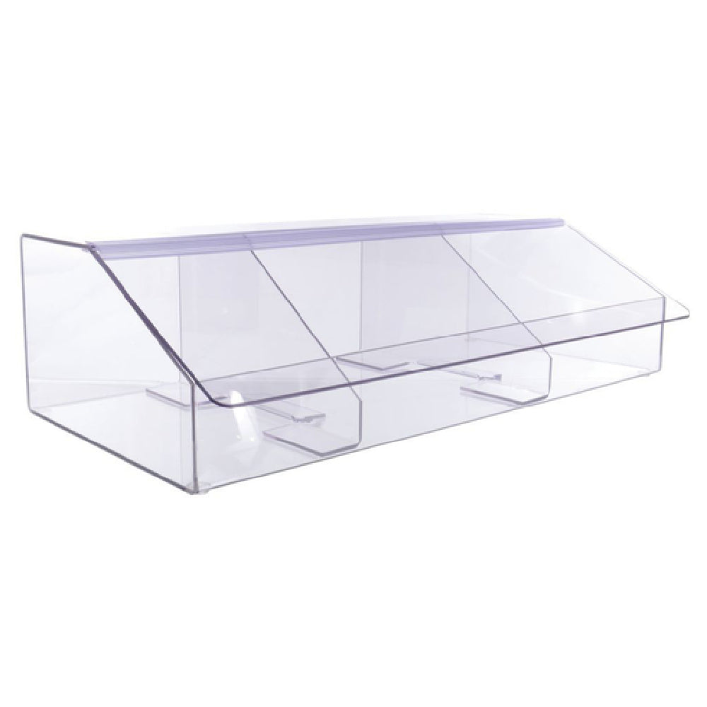 Hubert 91113 - Bulk Food Bin, 3-section, 30" X 15-3/4" X 8-1/2"H
