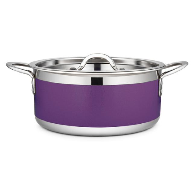 Bon Chef 71302-CF2-P Country French X Pot 4 Qt. 9 Oz. 9-3/8" Dia. X 4-3/8"H