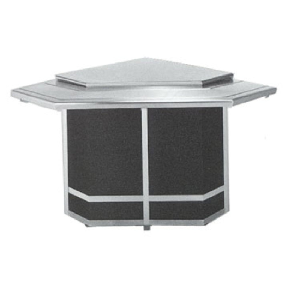 Atlas Metal BL-CU-I Serving Counter Corner Unit 30-1/2"L X 35"H X 30-1/2"W