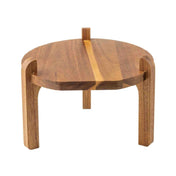 TableCraft Products 13381 - Stand, 11.25" X 11.25" X 8", Acacia Wood