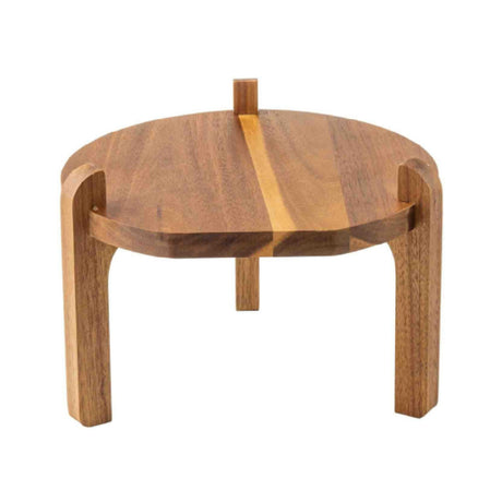 TableCraft Products 13381 - Stand, 11.25" X 11.25" X 8", Acacia Wood