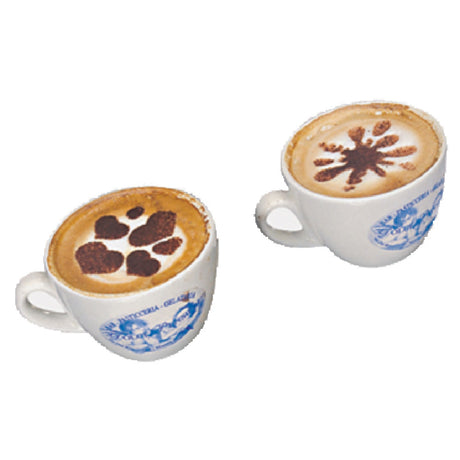 Paderno 47859-01 Cappuccino Stencils 0.2 Oz. 3-3/4" Dia.