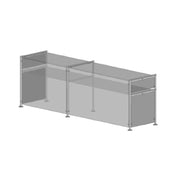Premier Metal & Glass TMT2N 1Guard™ Fixed Full-Service Sneeze Guard Single Sided Guard