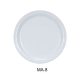 Yanco MA-8 Mayor Plate 9" Dia. Round