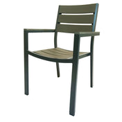 Plantation Prestige Commercial Furniture 8771100-04 Durango Dining Arm Chair Stackable Designed For Outdoor/indoor Use
