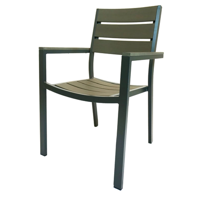 Plantation Prestige Commercial Furniture 8771100-04 Durango Dining Arm Chair Stackable Designed For Outdoor/indoor Use
