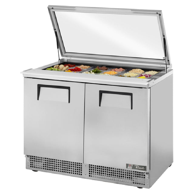 True Refrigeration TFP-48-18M-FGLID Sandwich/Salad Unit Two-section