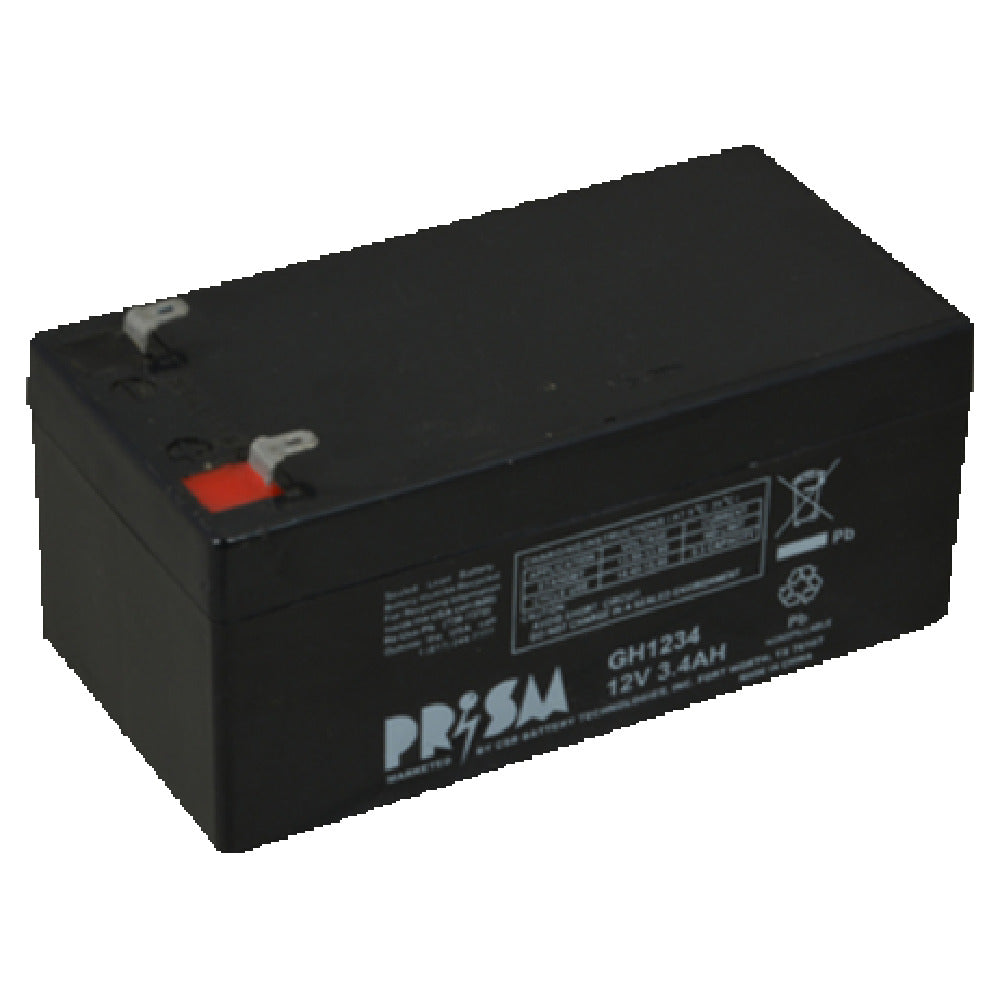 Franklin Machine Products 134-1196 Detex® Rechargeable Battery 2-5/16" H X 5-1/4"W X 2-5/8"D 1/4" Tab Terminals